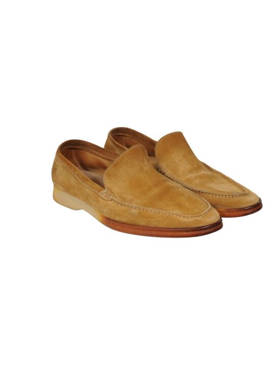 Loro Piana Summer Walk Size US8.5 EU41.5 Brown Tan Suede Slip On Loafer main image 14
